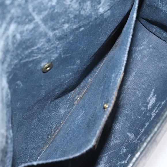 GUCCI GG Supreme Sherry Line Clutch Bag PVC Red Navy 89 01 030 Auth MY041 - Picture 11 of 16